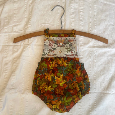 October Romper Size 3-6m