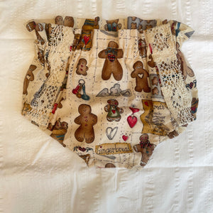 Gingerbread Cookie Bloomers 12-18m