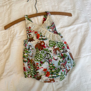 Woodland Animal Romper Size 12-18m