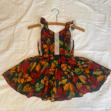 Falling Leaves Dress Size 3T