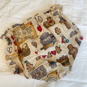 Gingerbread Cookie Bloomers 12-18m