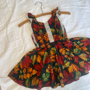 Falling Leaves Dress Size 3T