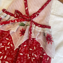 Poinsettia Romper 3T