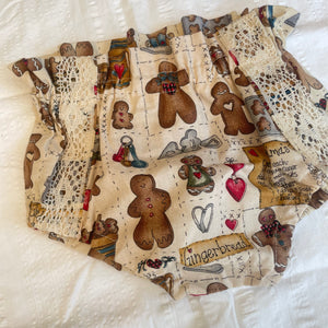 Gingerbread Cookie Bloomers 12-18m