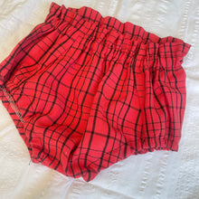 Orange and Black Checked Bloomers 18-24m