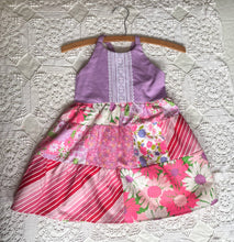 Pink Patchwork Dress Size 6