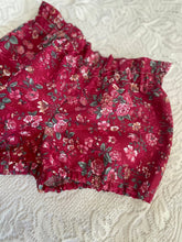 Red Floral Shortie Bloomers 18-24m
