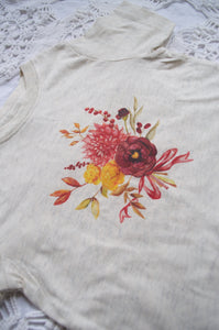 Toddler/Kid Watercolor Bouquet Tee RTS (2T, 4T)