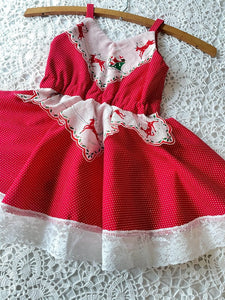 Rudolph Dress 12m