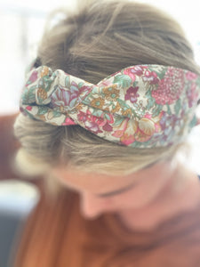 Pink Floral Headband