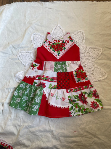 Quilted Christmas Dress 4T